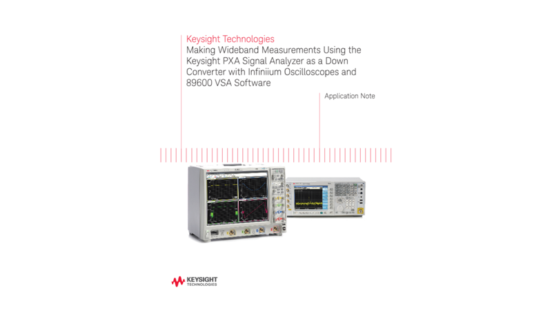 Making Wideband Measurements Using PXA Signal Analyzers